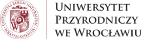 Logotyp Uniwersytetu Przyrodniczego we Wrocławiu